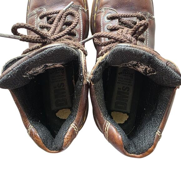 Dr. Martens 8542 Brown Leather Boots Made in England Chunky Workwear Gorpcore W6 - Picture 8 of 13